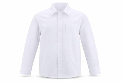 Marks and Spencer Boys White   Basic Button-Up Size 5-6 Years  - School