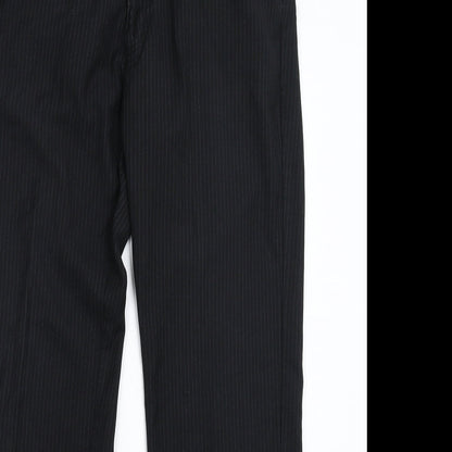 NEXT Mens Blue Striped  Dress Pants Trousers Size 32 L30 in