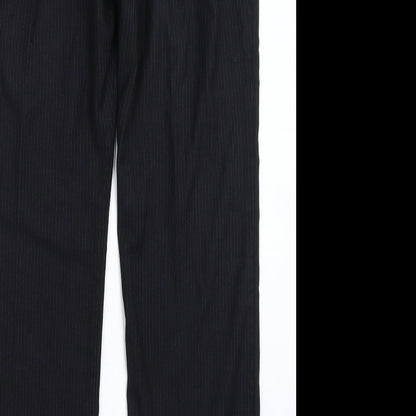 NEXT Mens Blue Striped  Dress Pants Trousers Size 32 L30 in