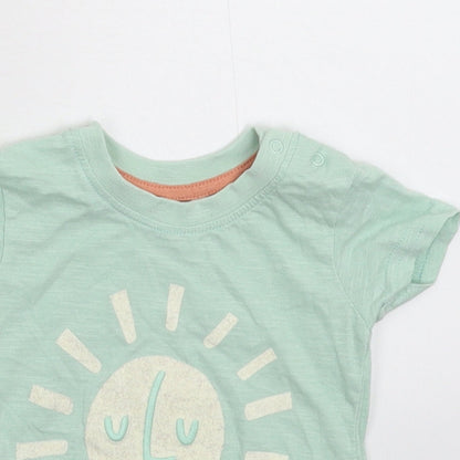 Primark Baby Green   Basic T-Shirt Size 3-6 Months