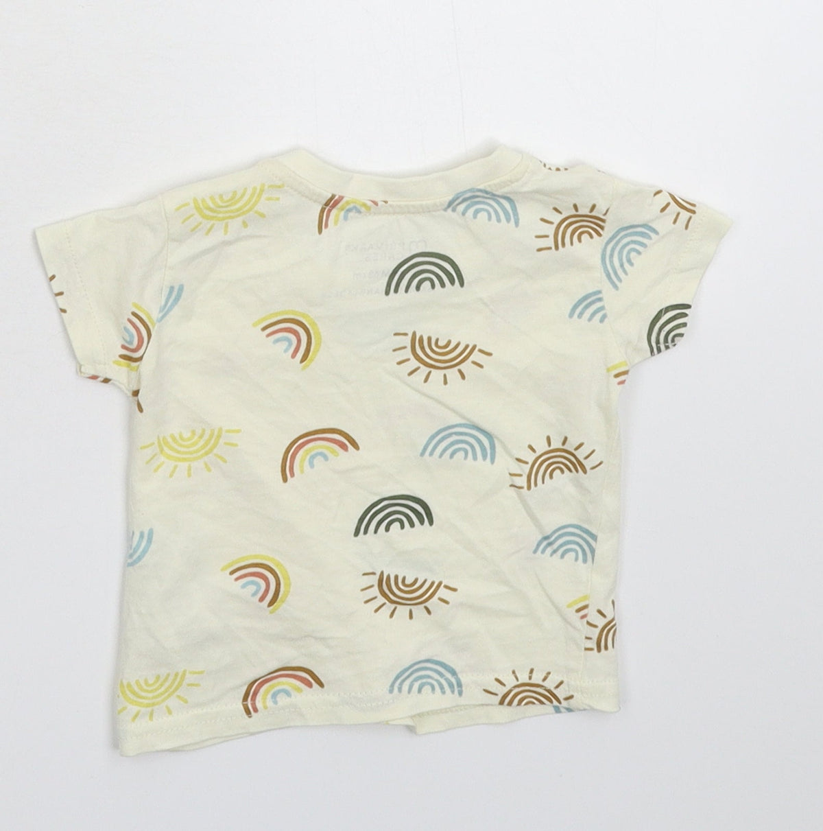 Primark Baby Yellow   Basic T-Shirt Size 3-6 Months