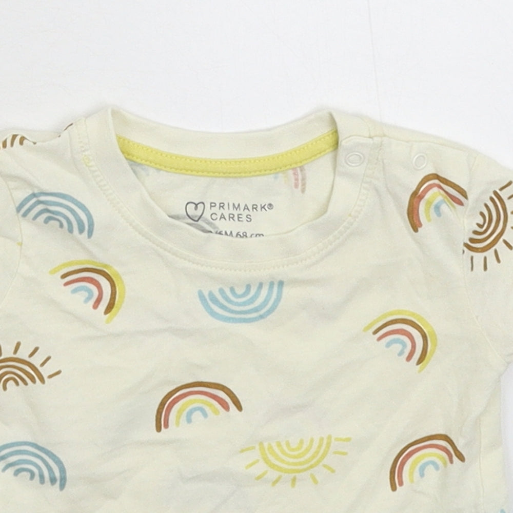 Primark Baby Yellow   Basic T-Shirt Size 3-6 Months