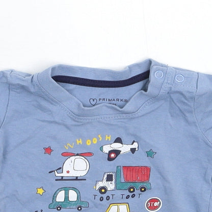 Primark Baby Blue   Basic T-Shirt Size 3-6 Months