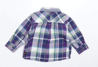 Debenhams Boys Multicoloured Check  Basic Button-Up Size 6-9 Months