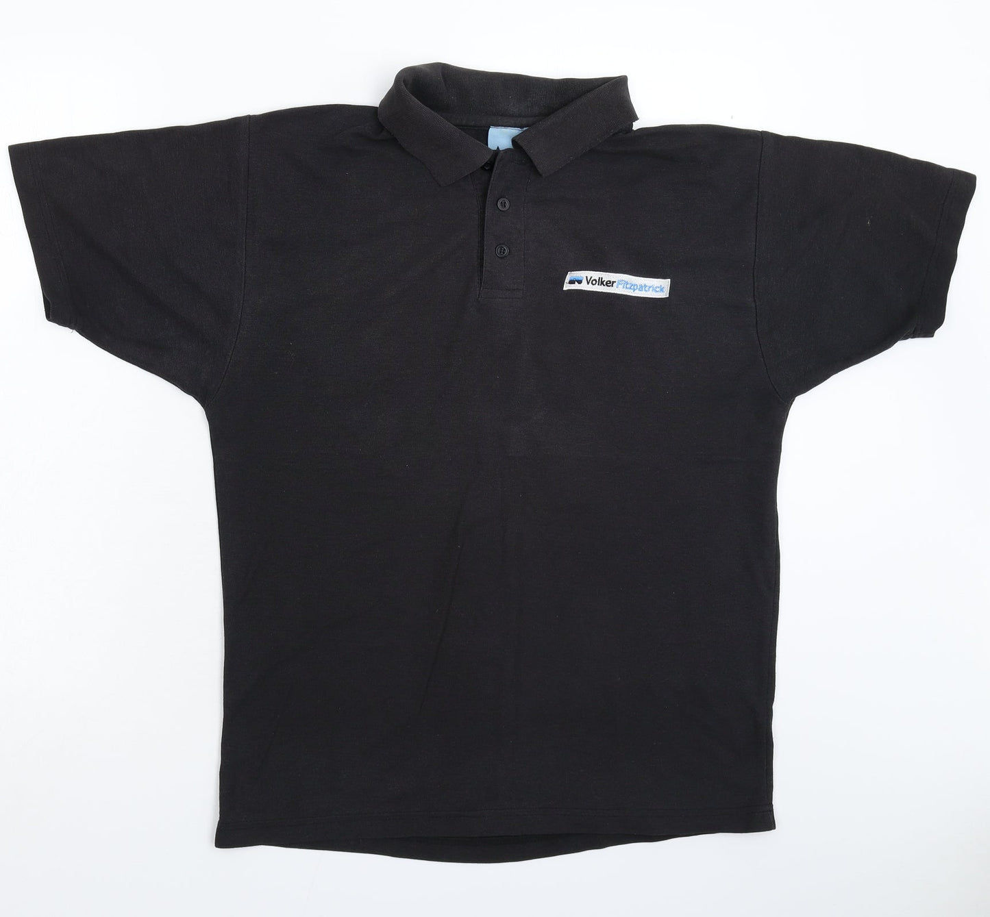 Active Mens Black    Polo Size M