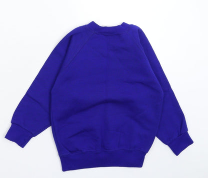 Innovation Boys Blue   Pullover Sweatshirt Size 5-6 Years