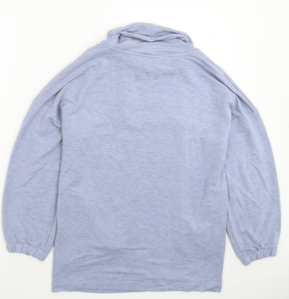 Womens UK Size 10 Marks and Spencer Blue Pullover Hoodie