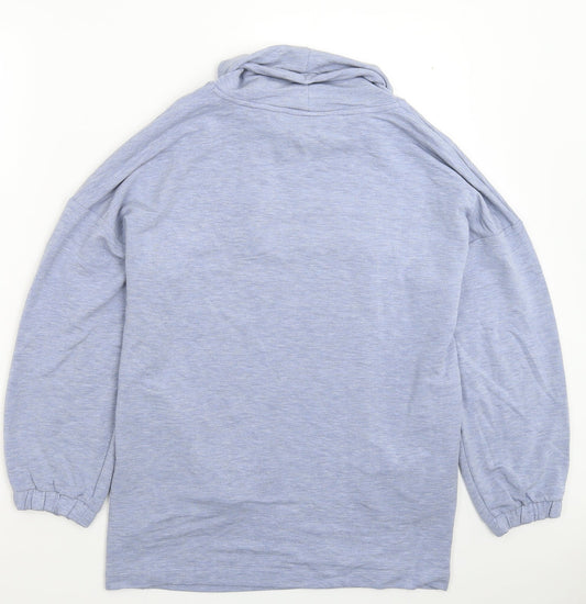 Womens UK Size 10 Marks and Spencer Blue Pullover Hoodie