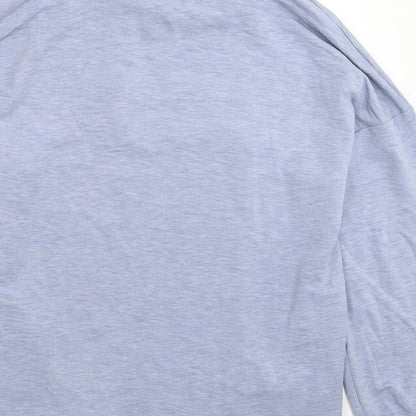 Womens UK Size 10 Marks and Spencer Blue Pullover Hoodie