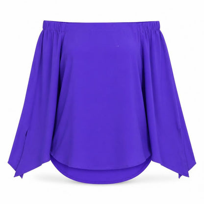 Womens UK Size 8 New Look Blue Basic Blouse