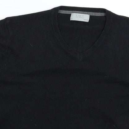 Womens UK Size M Marks and Spencer Black Pullover Jumper