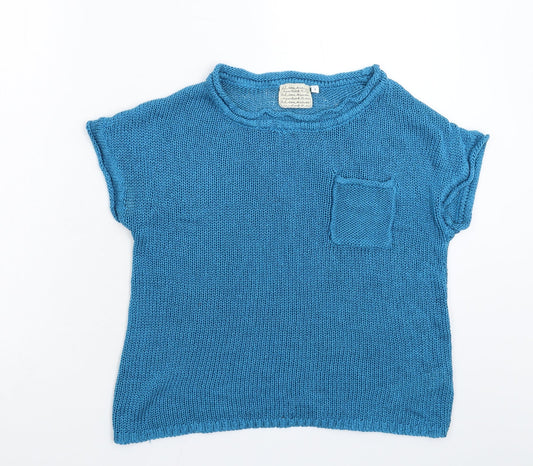 Womens UK Size 8 New Look Blue Pullover Jumper