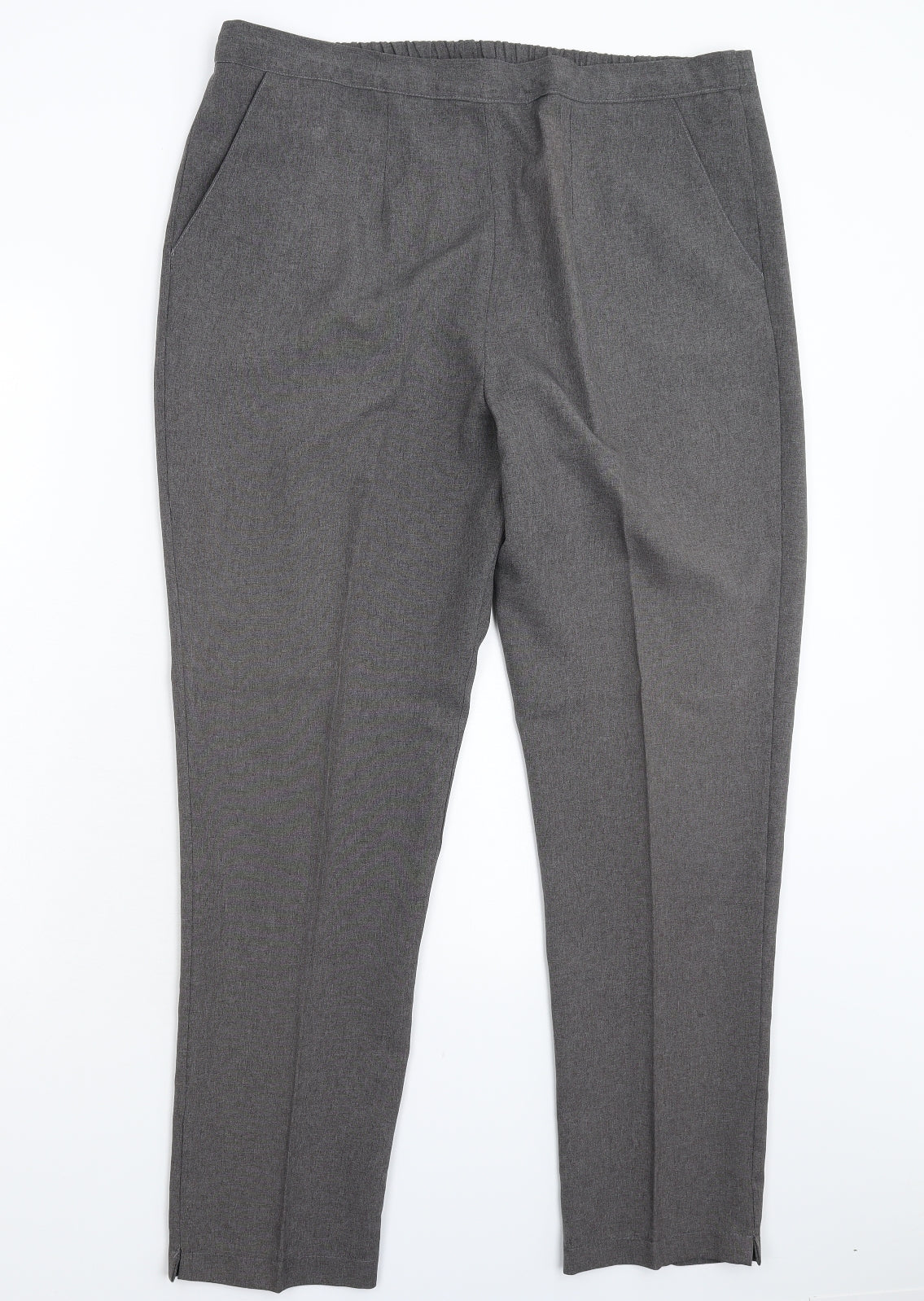 Womens UK Size 38 in Preworn Regular Fit  Grey Trousers