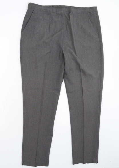 Womens UK Size 38 in Preworn Regular Fit  Grey Trousers