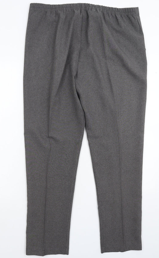 Womens UK Size 38 in Preworn Regular Fit  Grey Trousers