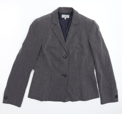 Marks and Spencer Womens Blue Spotted  Jacket Blazer Size 12
