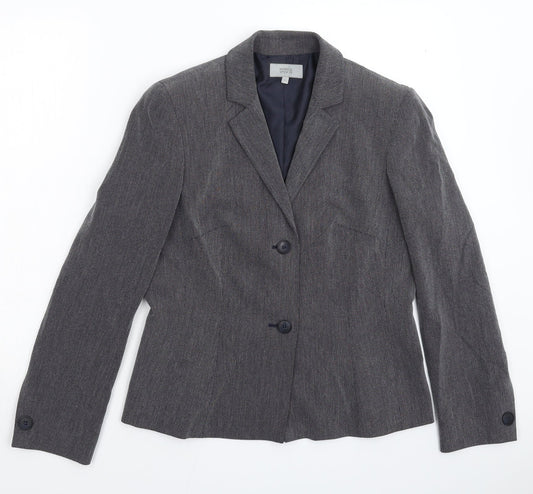 Marks and Spencer Womens Blue Spotted  Jacket Blazer Size 12