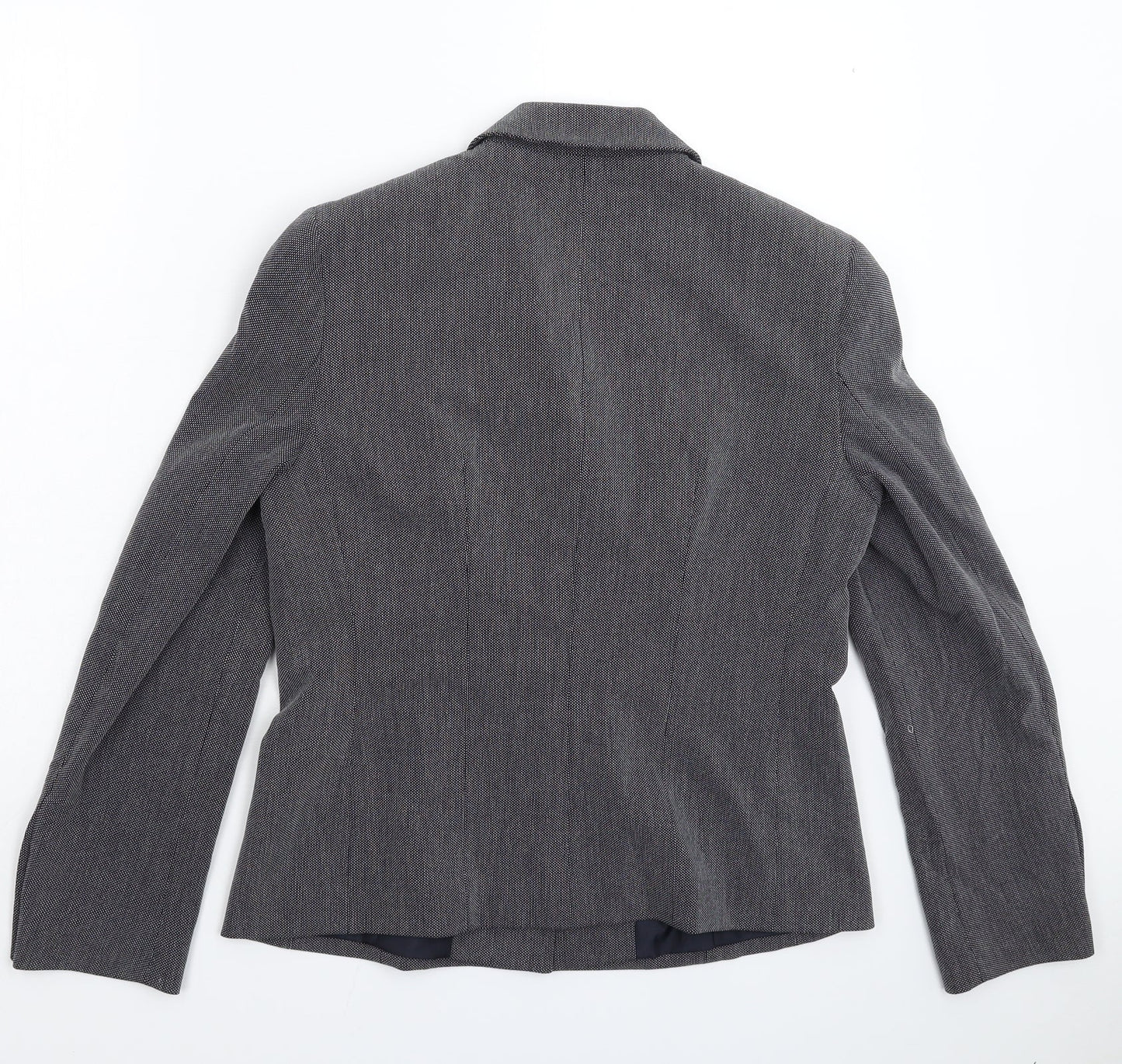 Marks and Spencer Womens Blue Spotted  Jacket Blazer Size 12