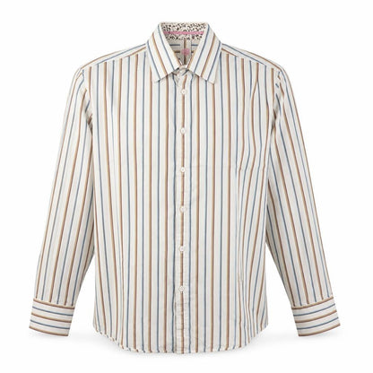 Mens UK Size L Burton White  Button-Up Long Sleeve Casual Shirt