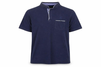 Mens UK Size L Jacamo Blue  Button-Up Short Sleeve Casual Shirt