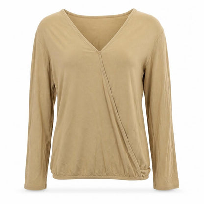 Womens UK Size 12 Dolls Beige Basic T-Shirt