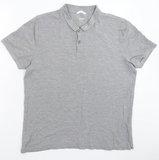 Unbias Mens Grey    Polo Size L