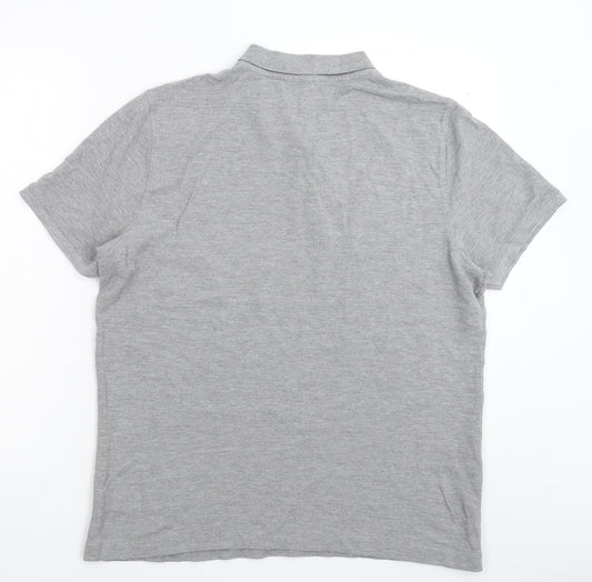 Unbias Mens Grey    Polo Size L