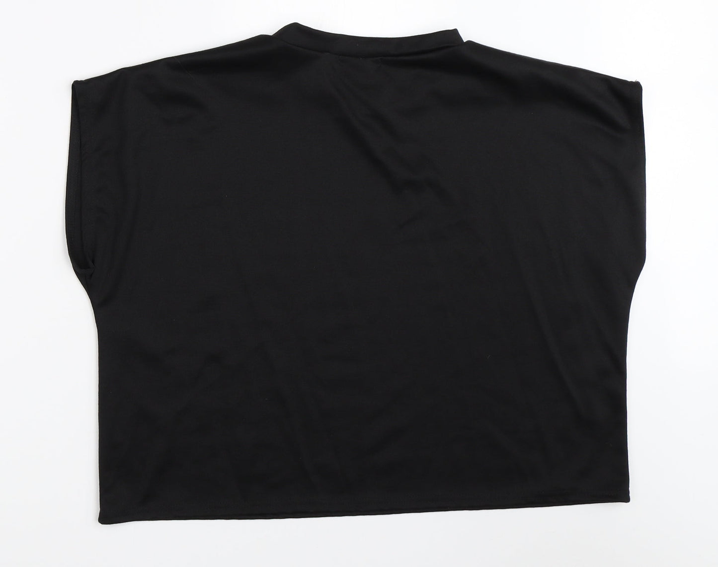 Great Feeling Womens Black   Basic T-Shirt Size M