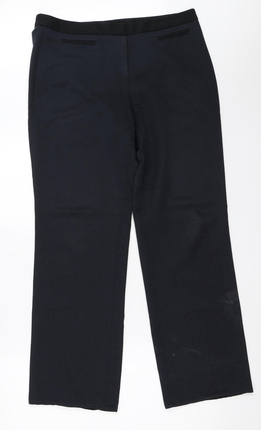 F&F Womens Blue   Trousers  Size 12 L30 in