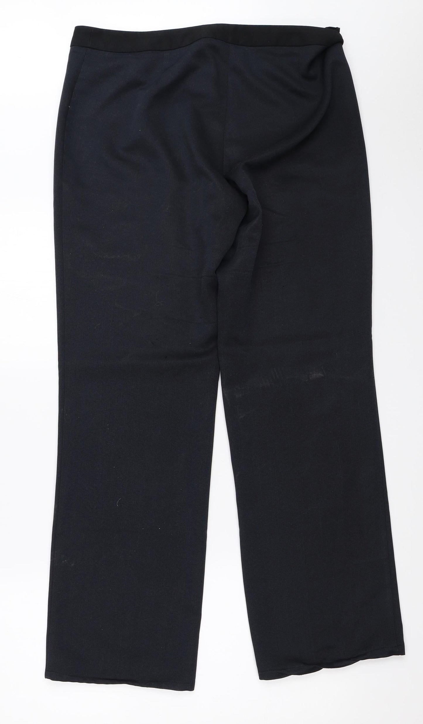 Womens UK Size 12 F&F Regular Fit  Blue Trousers