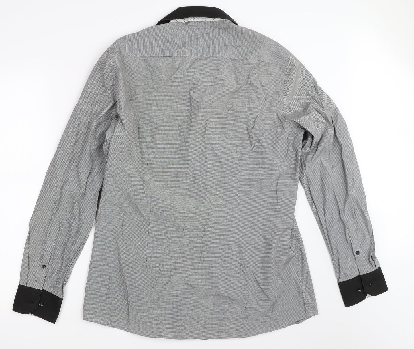 Roberto Mens Grey    Button-Up Size 16.5