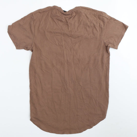 The Couture Club Mens Brown    T-Shirt Size S