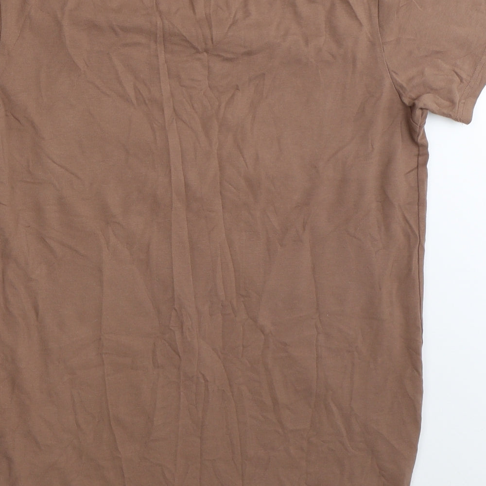 The Couture Club Mens Brown    T-Shirt Size S