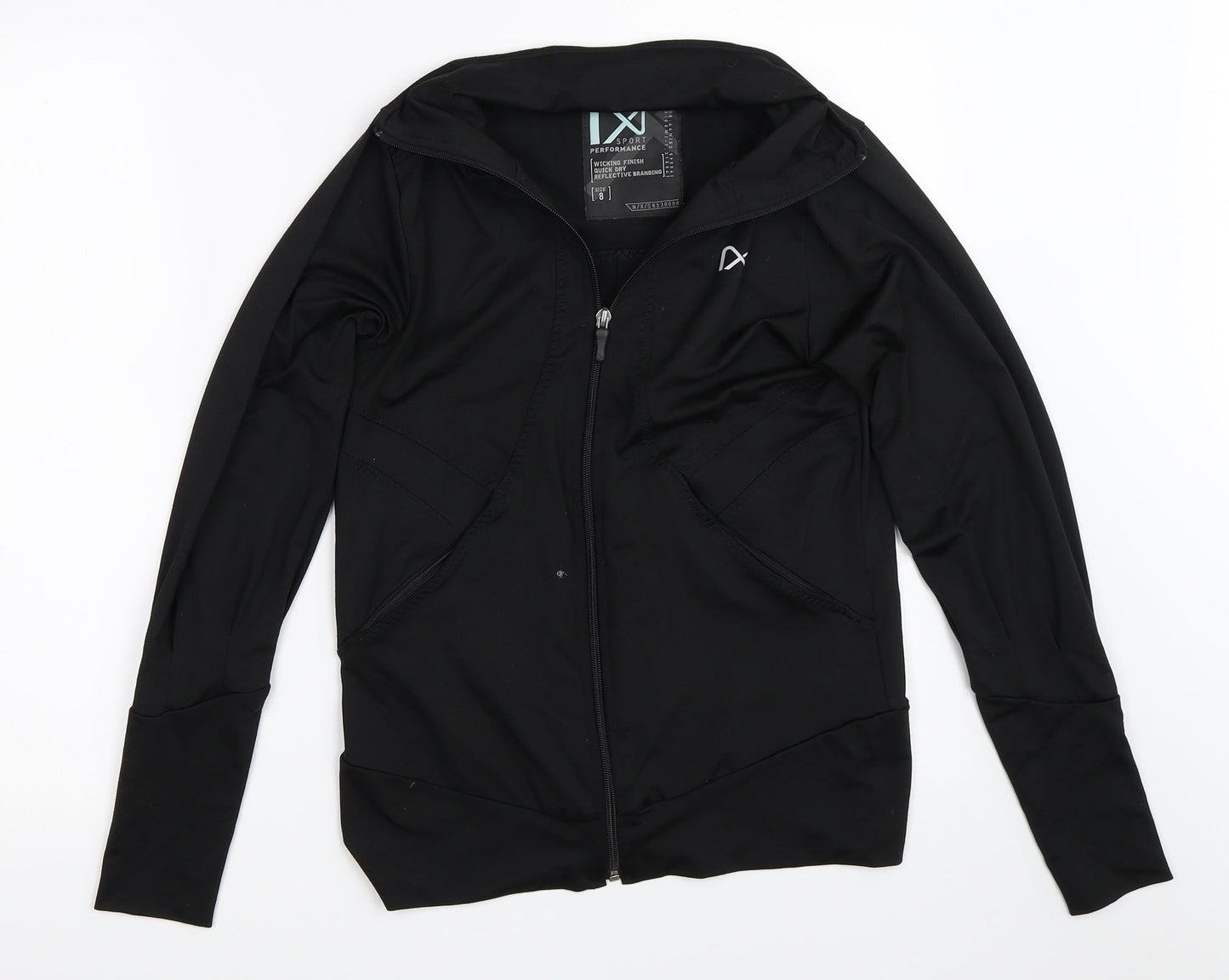 Womens UK Size 8 Preworn Black Jacket