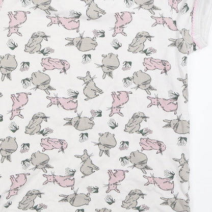 Lily & Dan Girls Grey   Basic T-Shirt Size 7-8 Years