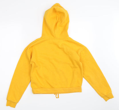 Candy Couture Girls Yellow   Pullover Hoodie Size 13 Years