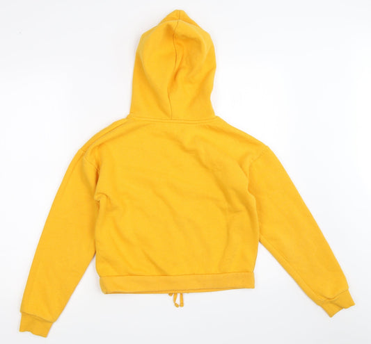 Candy Couture Girls Yellow   Pullover Hoodie Size 13 Years