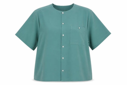 Womens UK Size 18 Amari Green Basic Blouse
