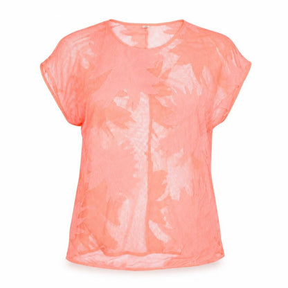 Womens UK Size M F&F Orange Basic T-Shirt