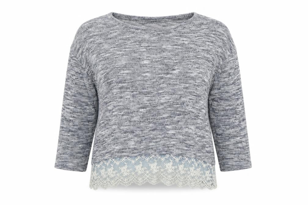 Womens UK Size S Divided by H&M Blue Pullover Jumper