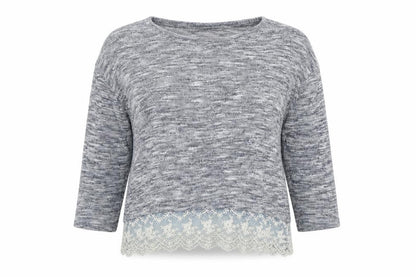 Womens UK Size S Divided by H&M Blue Pullover Jumper