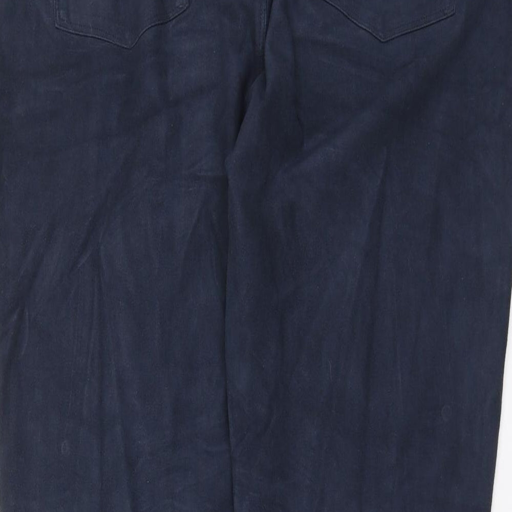 Womens UK Size 16 Marks and Spencer Slim Fit  Blue Trousers
