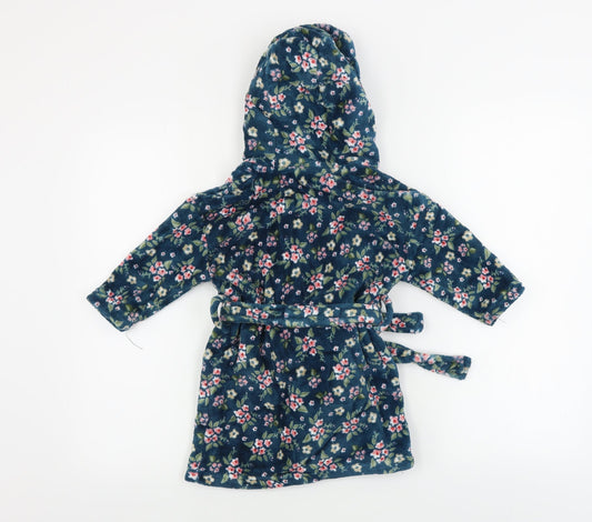 NEXT  Girls Green Floral   Gown Size 2 Years