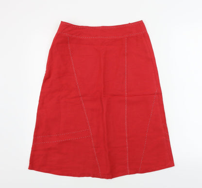 George  Womens Red   A-Line Skirt Size 30 in
