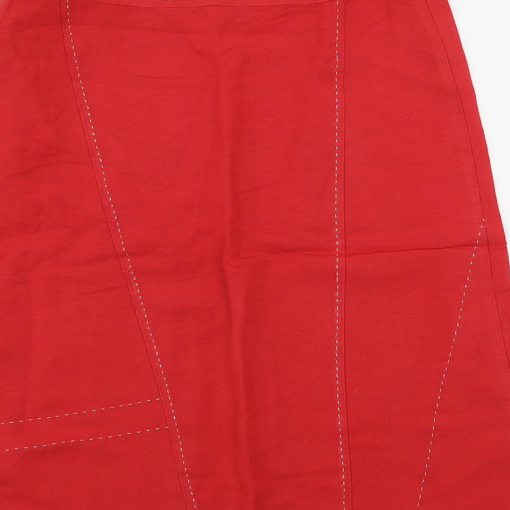 George  Womens Red   A-Line Skirt Size 30 in