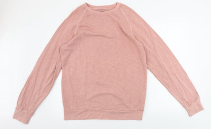 Womens UK Size L Easy Pink Pullover Jumper