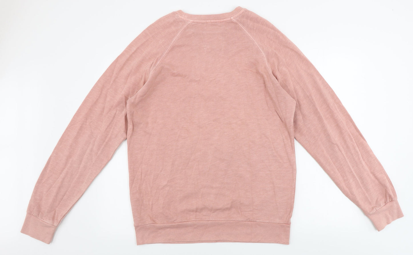Womens UK Size L Easy Pink Pullover Jumper