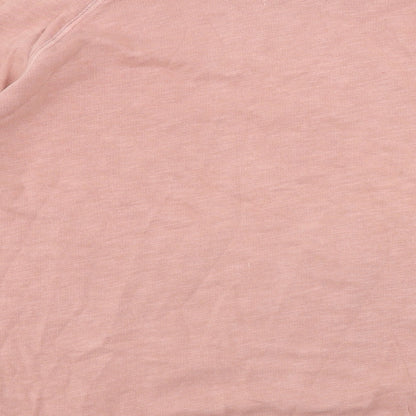 Womens UK Size L Easy Pink Pullover Jumper