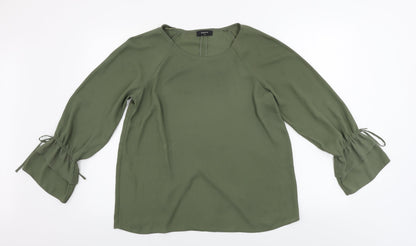 Papaya  Womens Grey   Basic Blouse Size 12