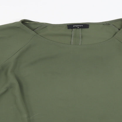 Papaya  Womens Grey   Basic Blouse Size 12
